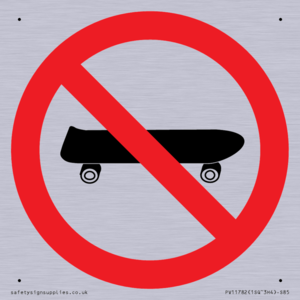 P924 Prohibition: No skateboarding